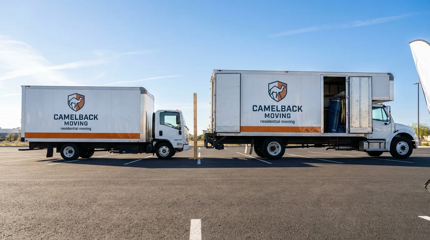 Moving truck size capacity guide in East Longmeadow